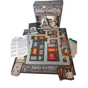 The Andy Griffith Show Mayberry Mania Trivia Board Game Complete Set 2002